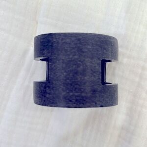 Wooden bracelet- dark brown/ gray